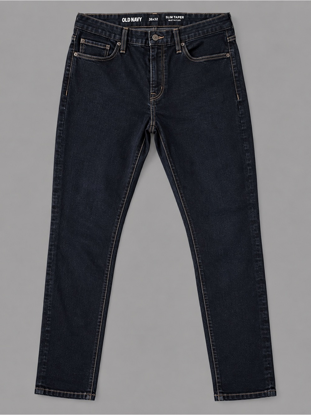Old Navy Men’s Slim Taper Built-In Flex Dark Wash Jeans 36x32
